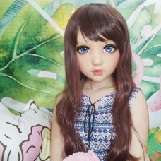(WO)Crossdress Sweet Girl Resin Half Head Female Cartoon Character Kigurumi Mask With BJD Eyes Cosplay Anime Role Lolita Doll Mask (WO)Crossdress Sweet Girl Resin Half Head Female Cartoon Character Kigurumi Mask With BJD Eyes Cosplay Anime Role Lolita Doll Mask